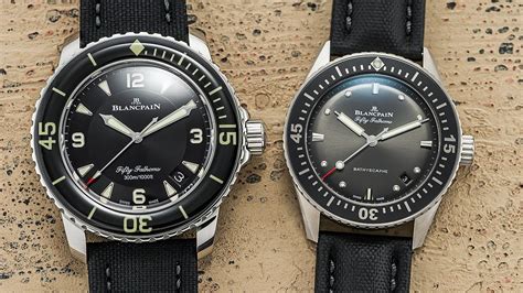 blancpain fifty fathoms vs panerai|blancpain 50 fathoms for sale.